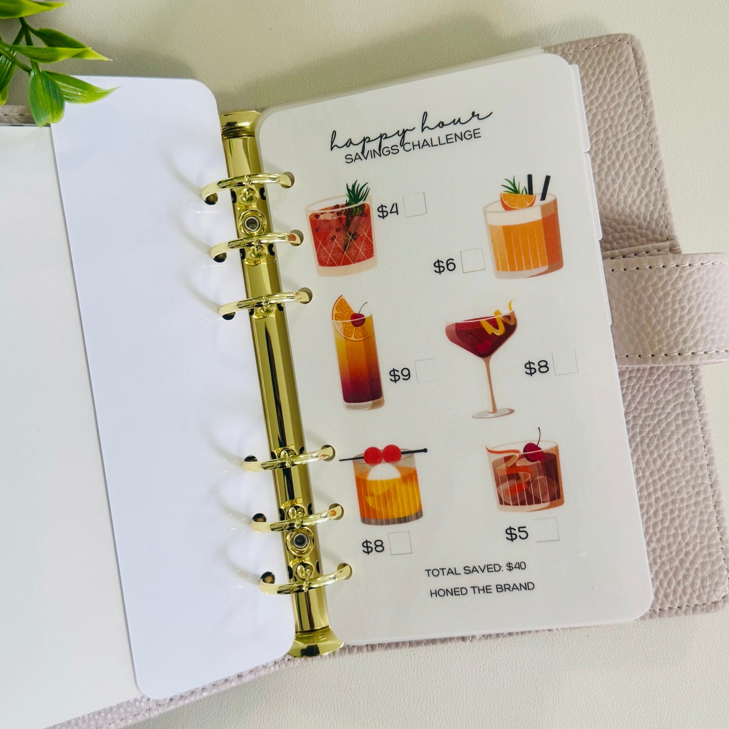 Happy Hour Mini Savings Challenge
