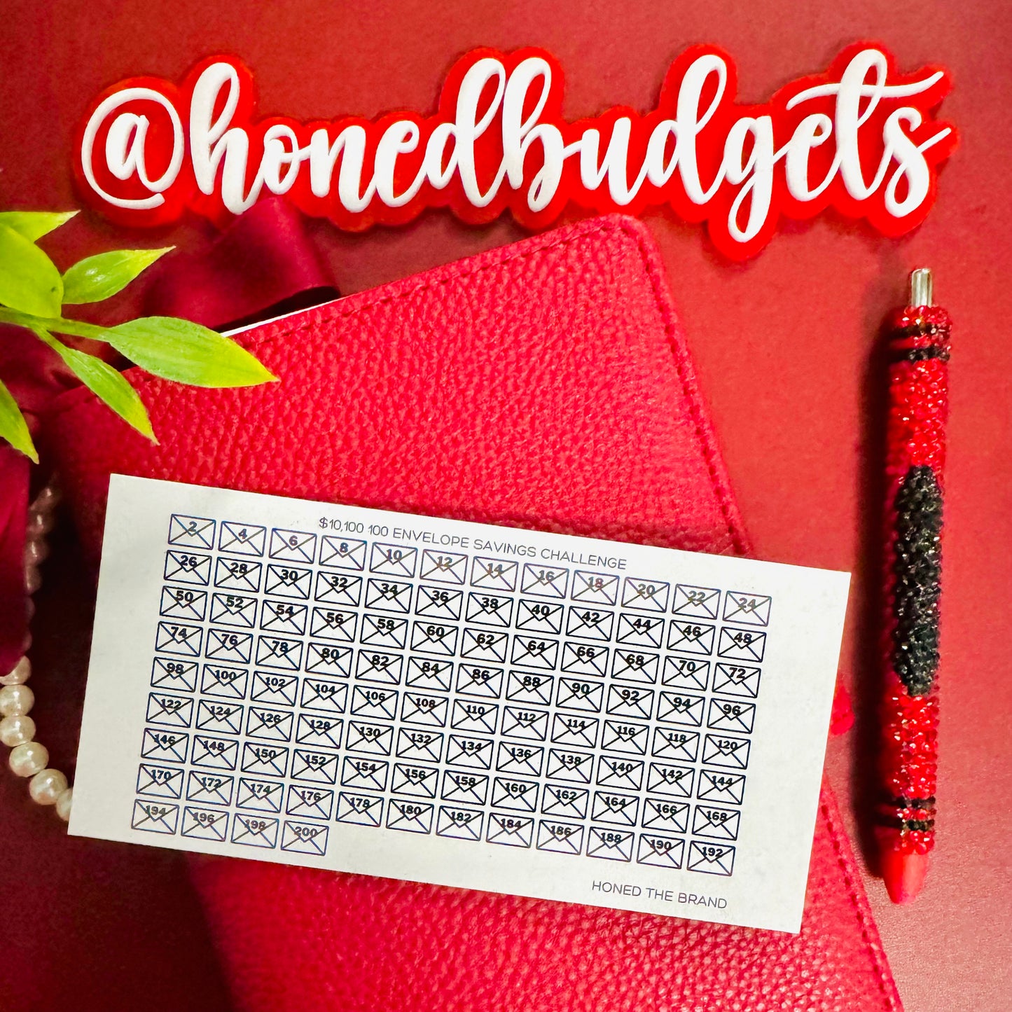 $10,000 100 Envelopes Savings Challenge
