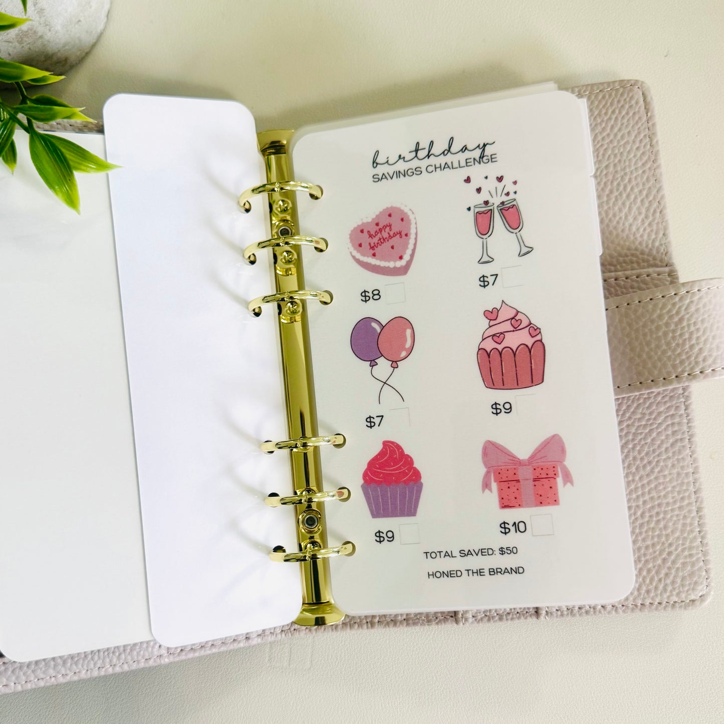 Birthday Mini Savings Challenge