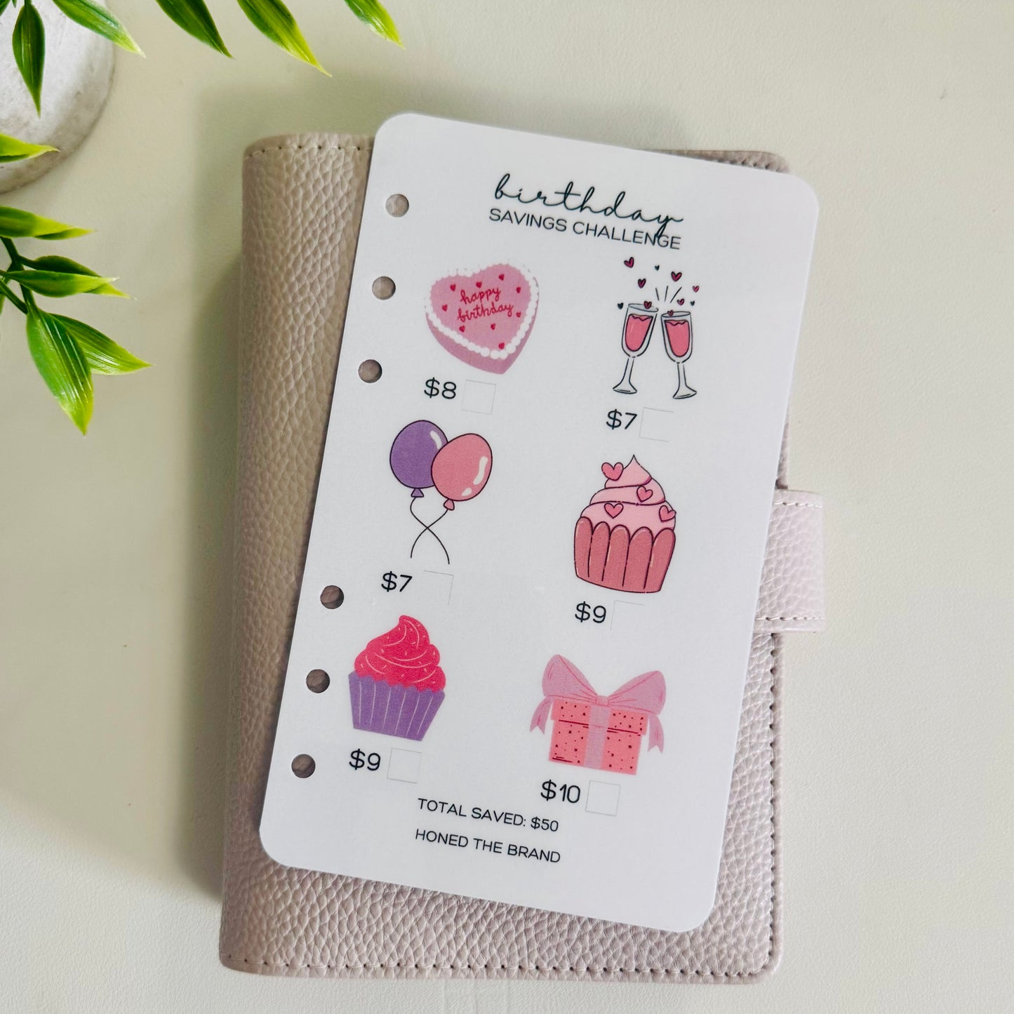Birthday Mini Savings Challenge