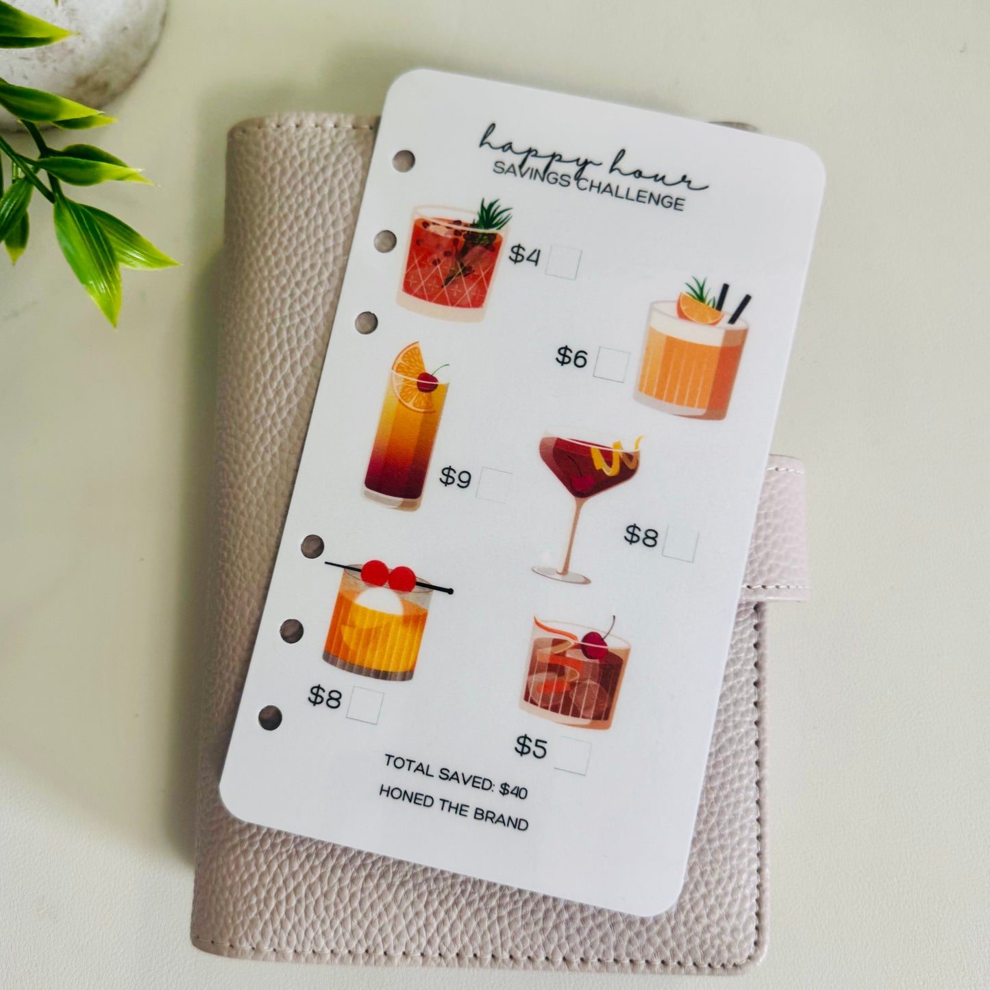 Happy Hour Mini Savings Challenge