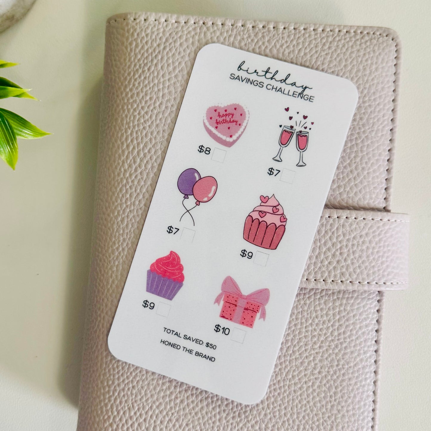 Birthday Mini Savings Challenge