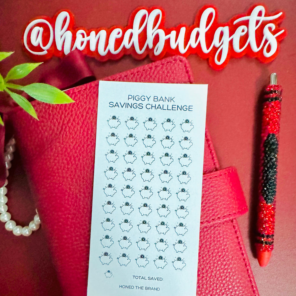 Piggy Bank Savings Challenge