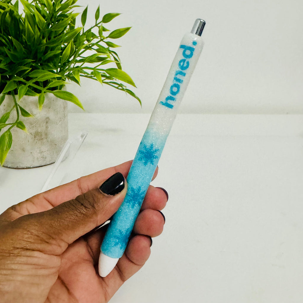 Snowflake Glitter Pen