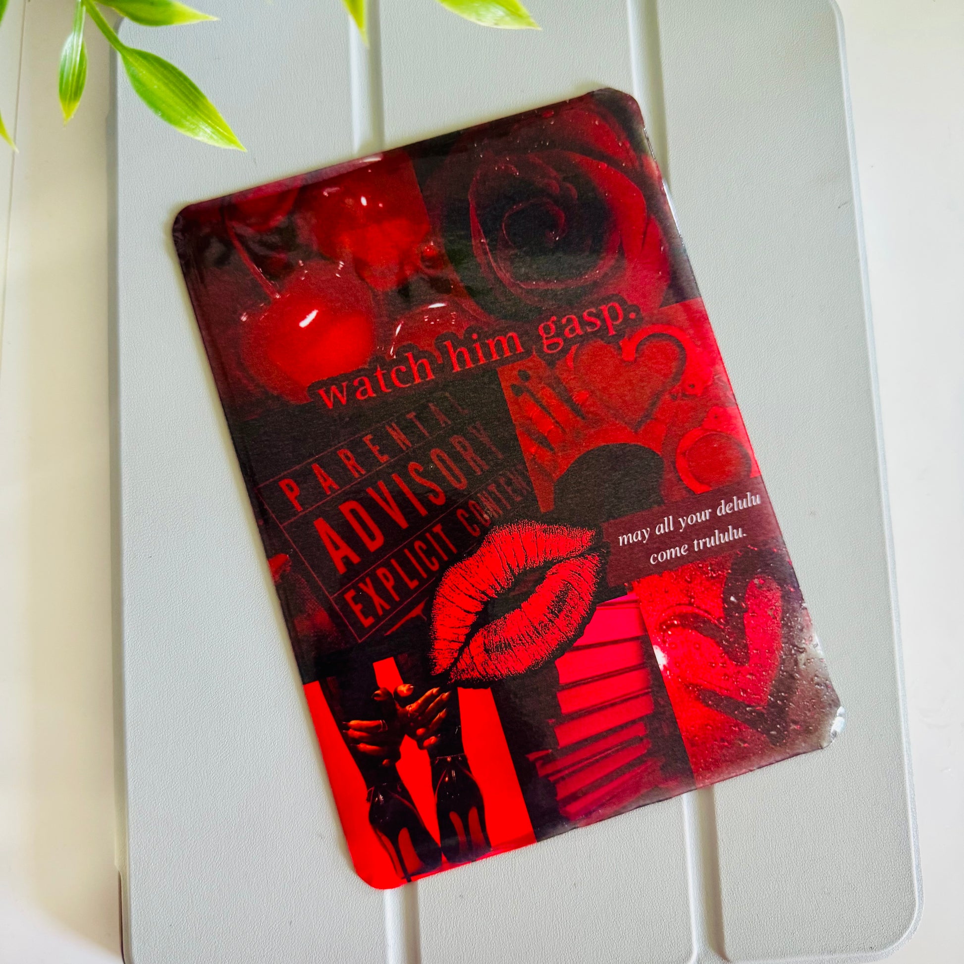 Digital Red Aesthetic Kindle Insert