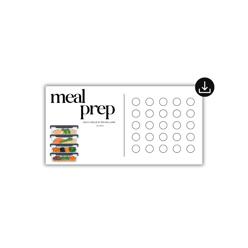 Digital Meal Prep Savings Challenge