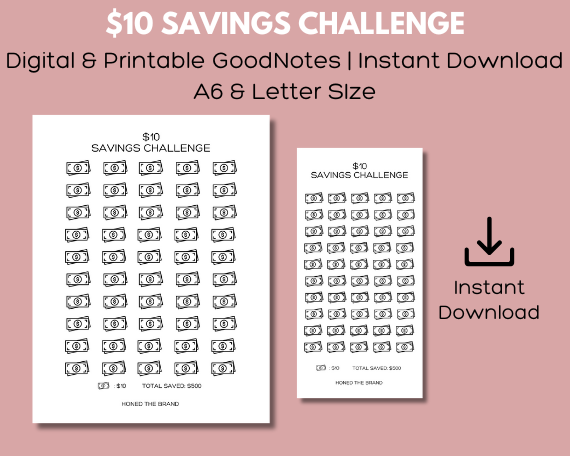 Digital $10 Savings Challenge