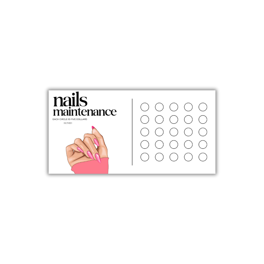 Nails Maintenance Savings Challenge