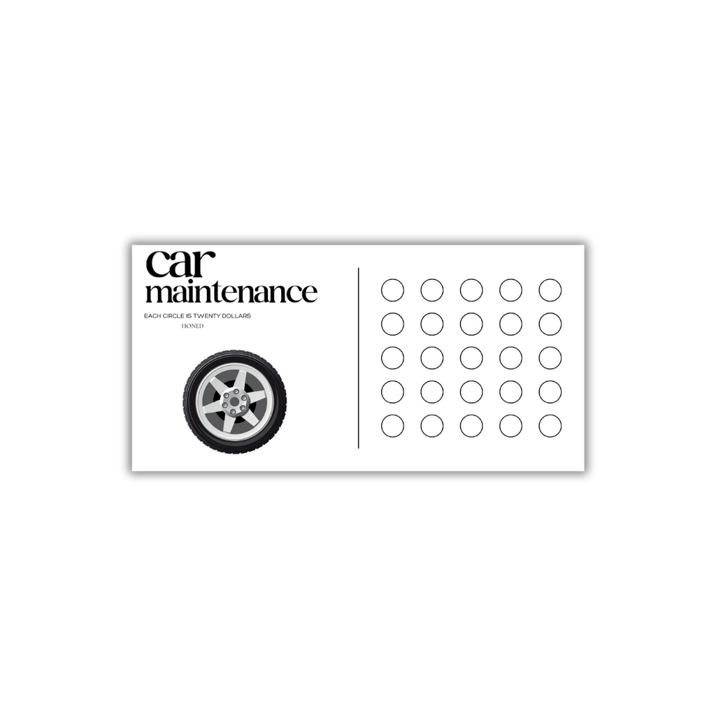 Car Maintenance Savings Challenge