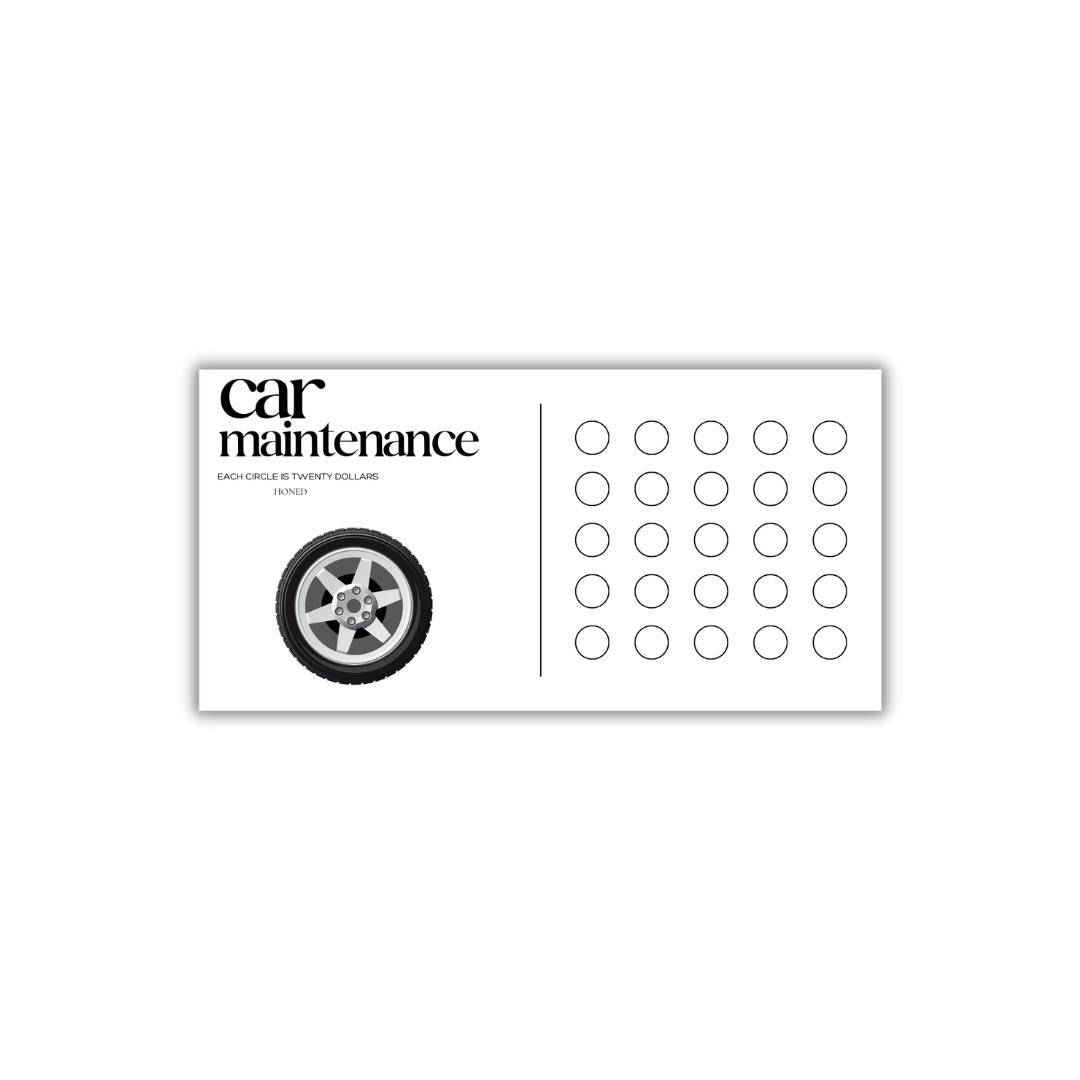 Car Maintenance Savings Challenge
