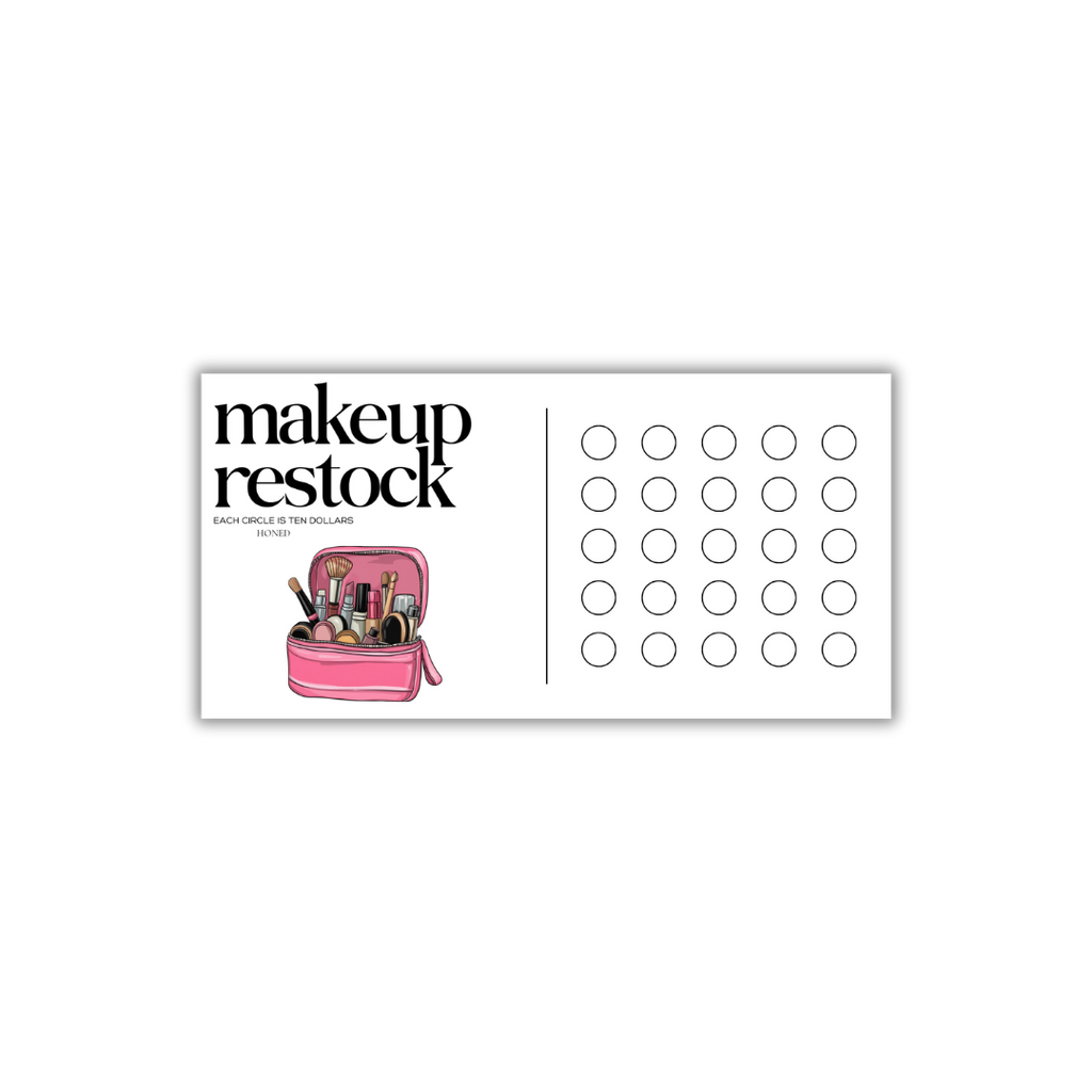 Makeup Restock Savings Challenge