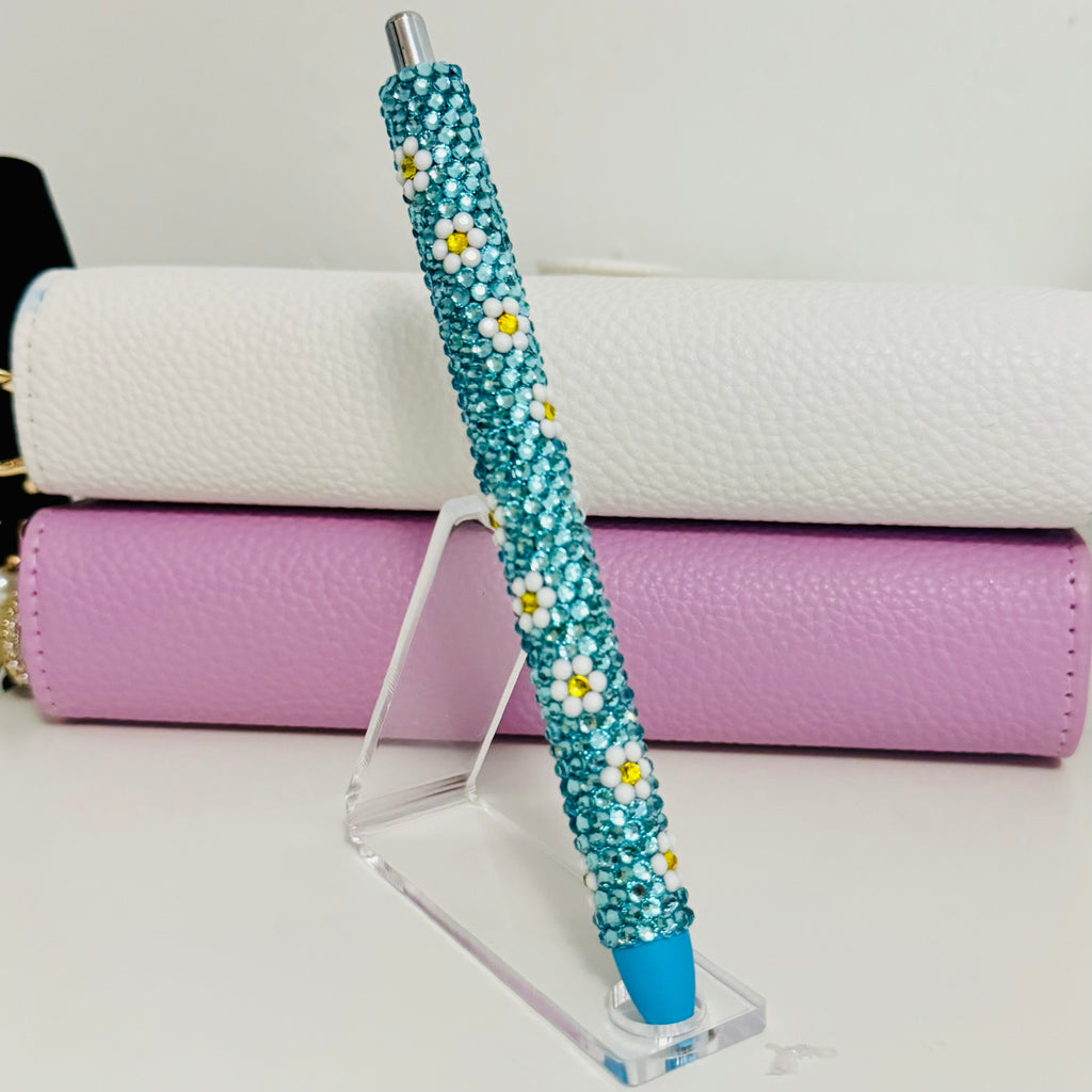 Daisy Rhinestone Pen
