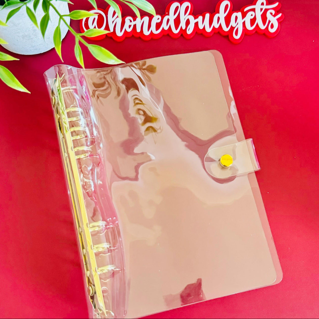 Clear A5 Budget Binder