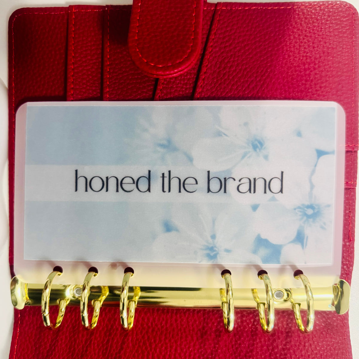 Blue Floral Matte Vellum Cash Envelopes