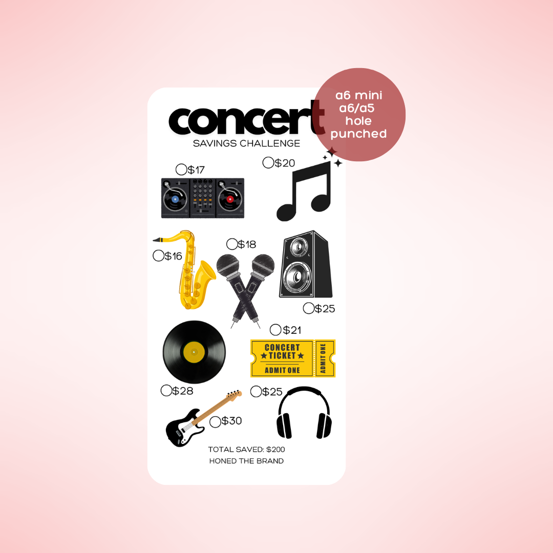 Concert Savings Challenge