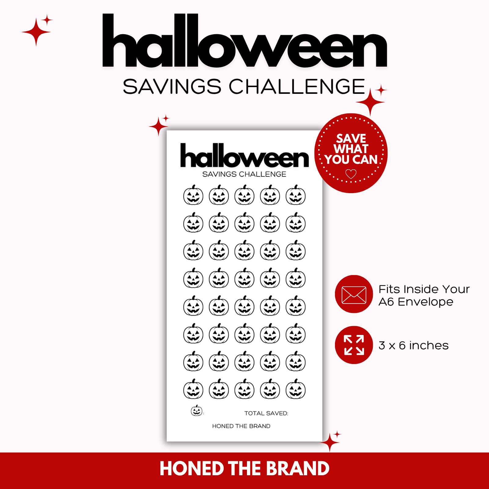 Minimal Halloween Savings Challenge