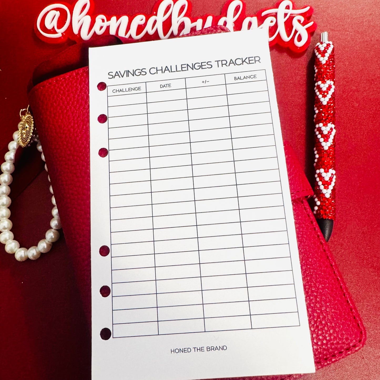 Savings Challenges Tracker