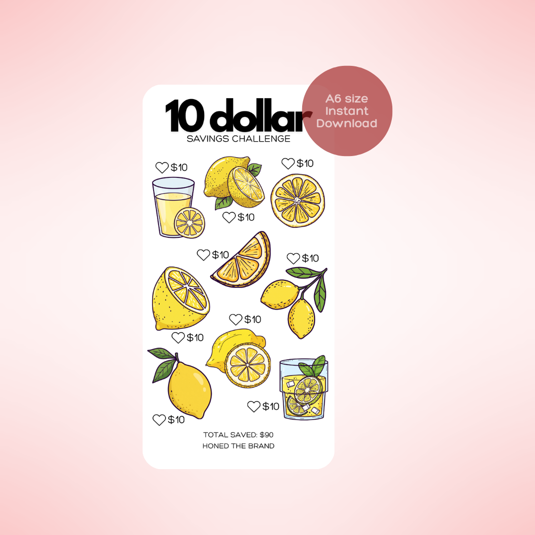 Digital A6 10 Dollar Savings Challenge