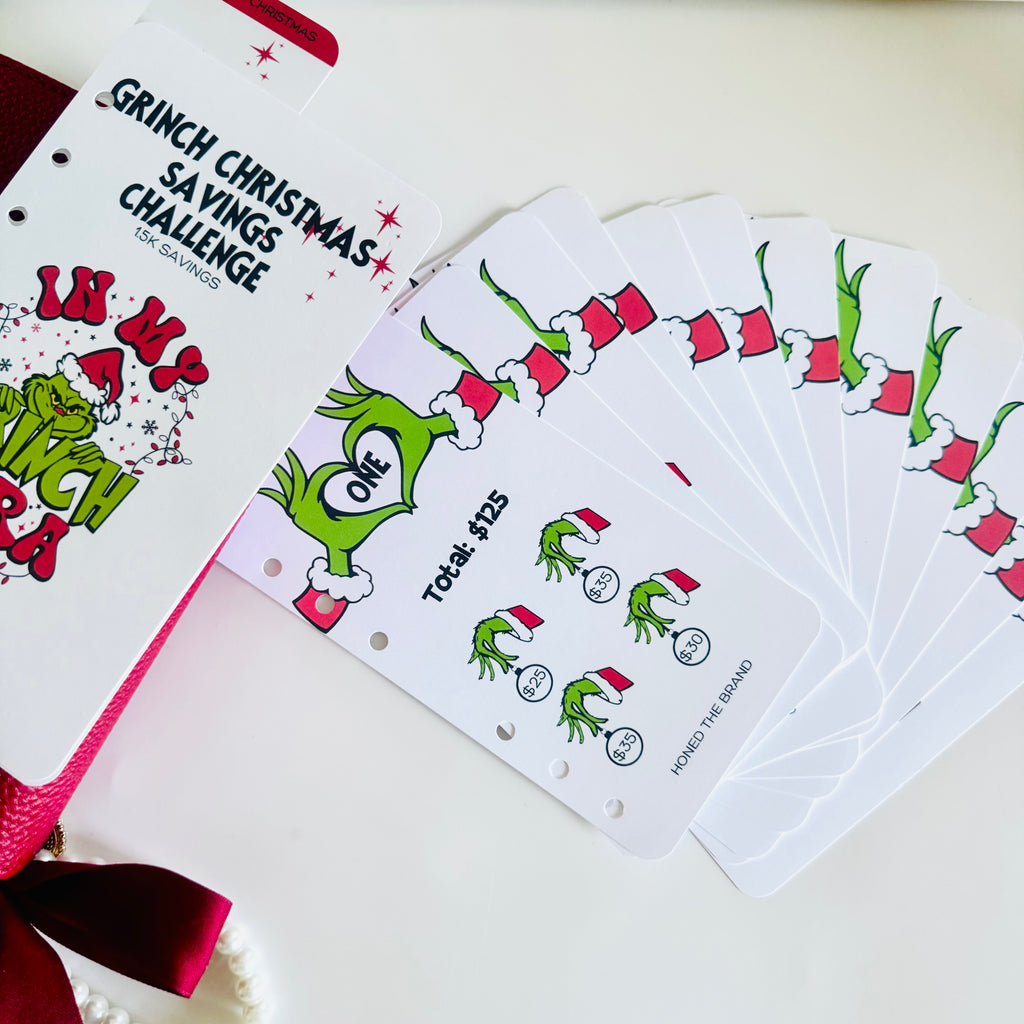 Grinch Christmas 1.5K Savings Challenge Bundle