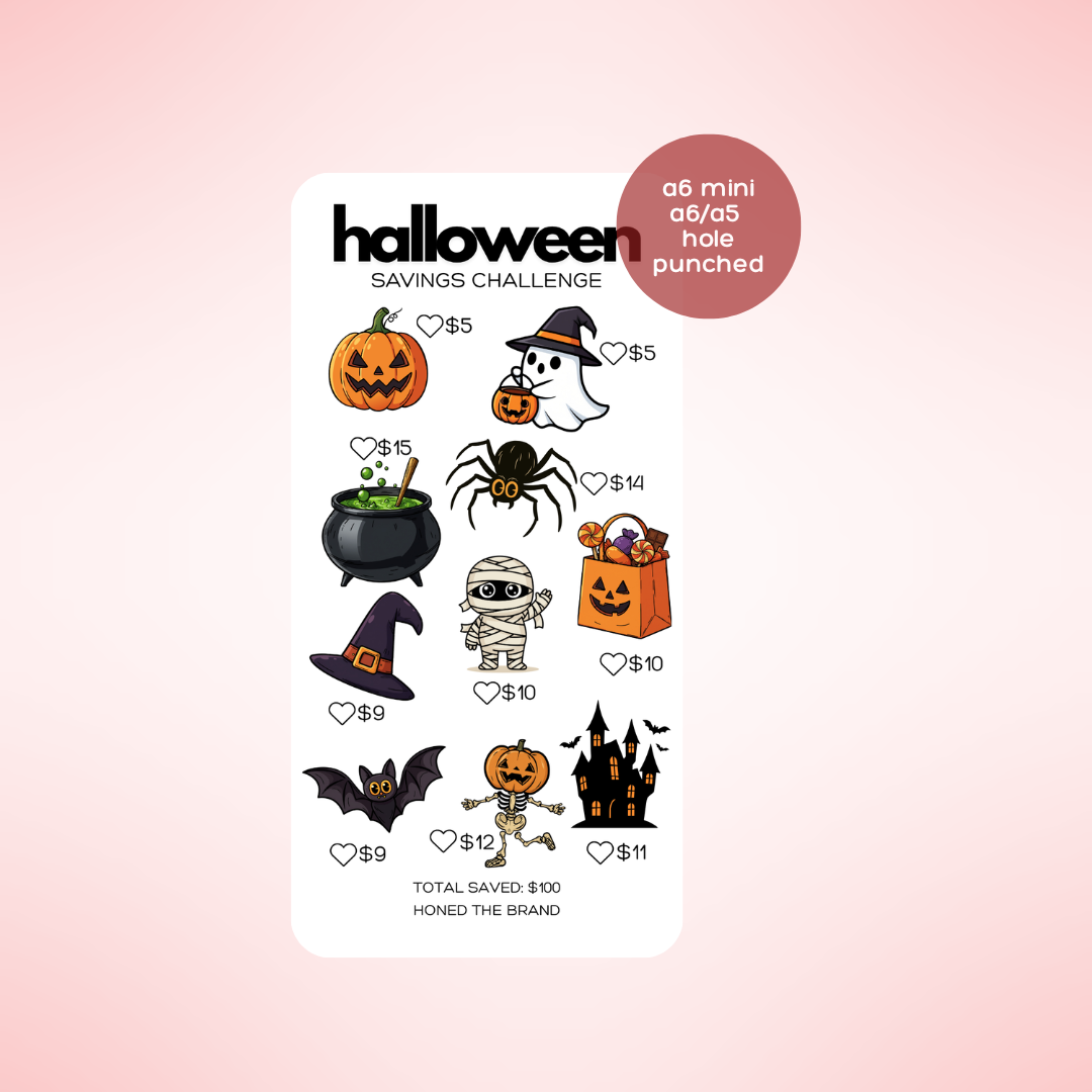 Halloween Savings Challenge