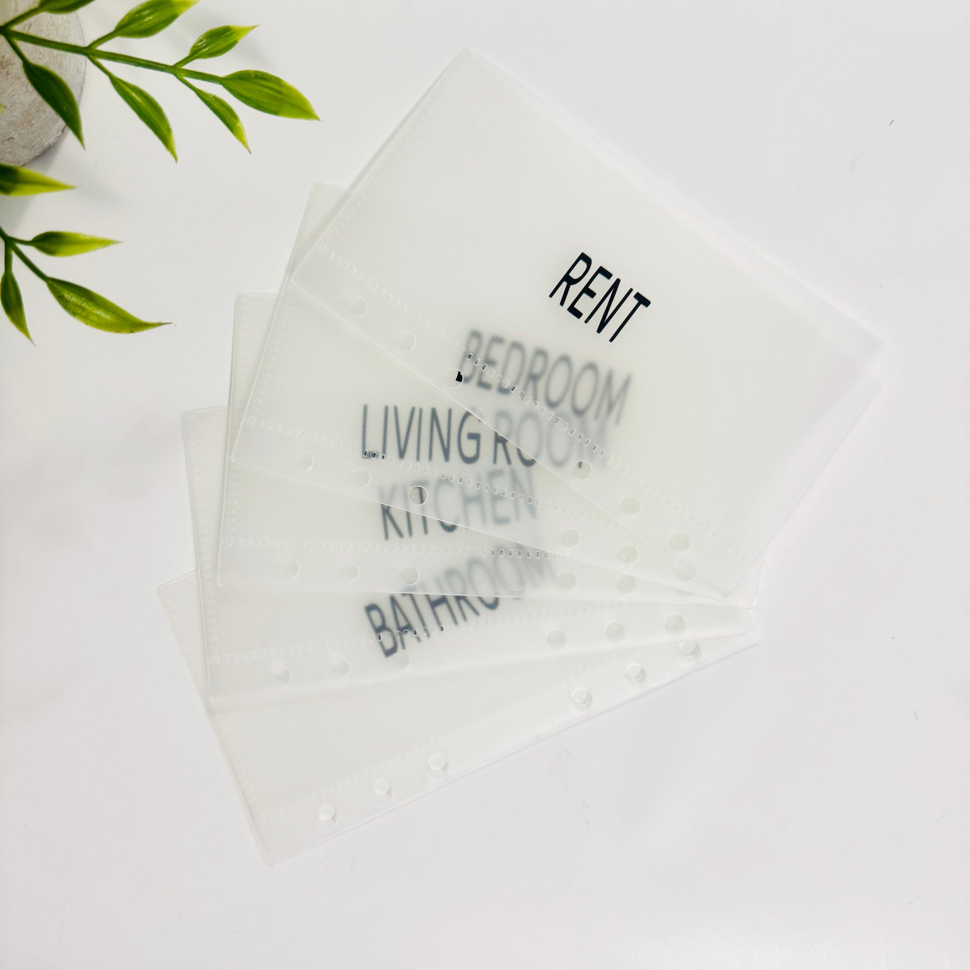 A6 PVC Cash Envelopes