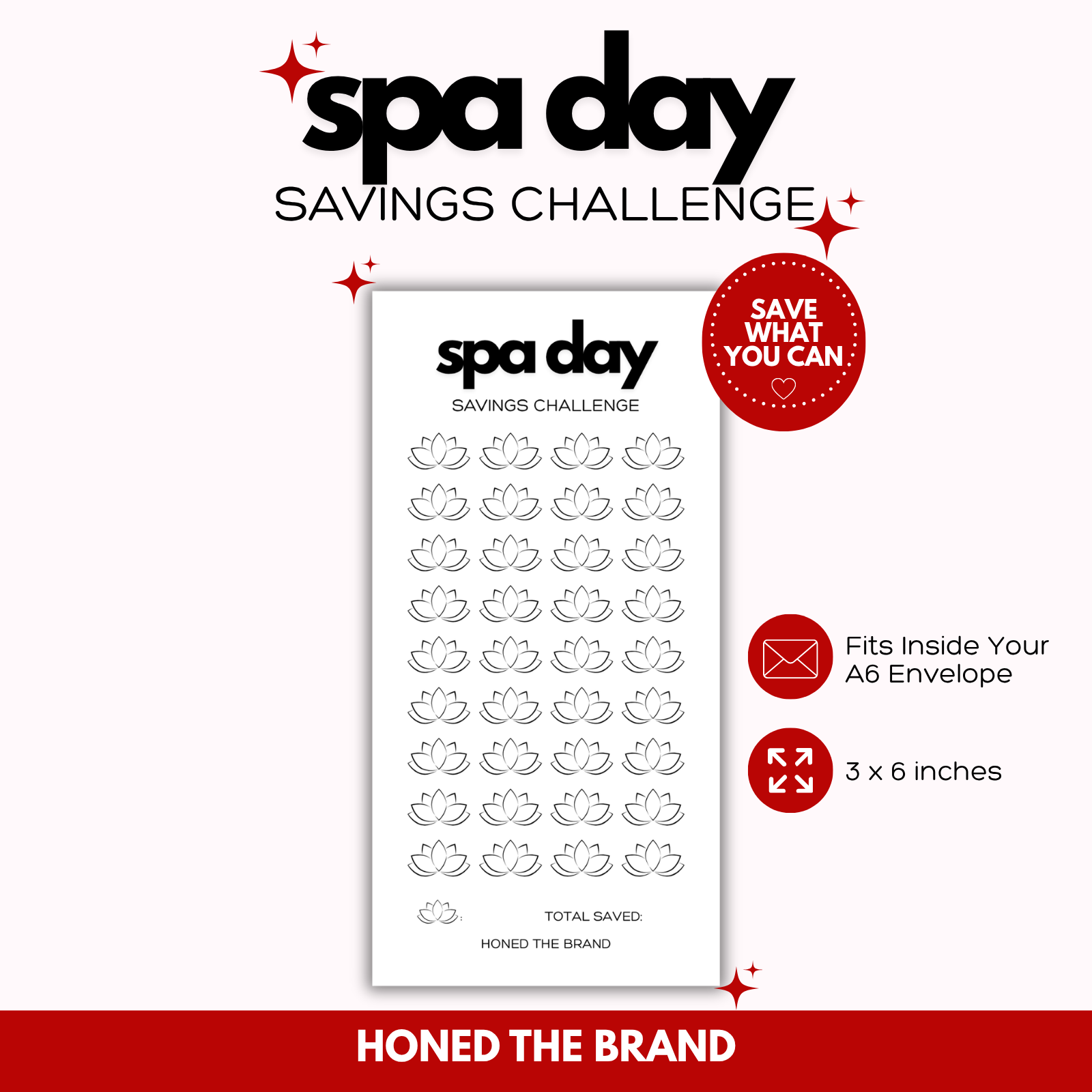 Minimal Spa Day Savings Challenge