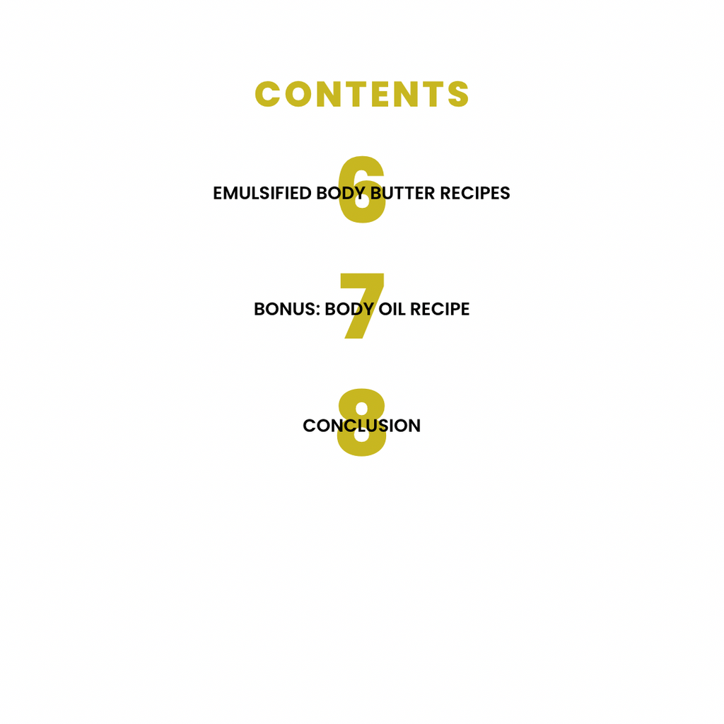Formulating Body Butters Guide