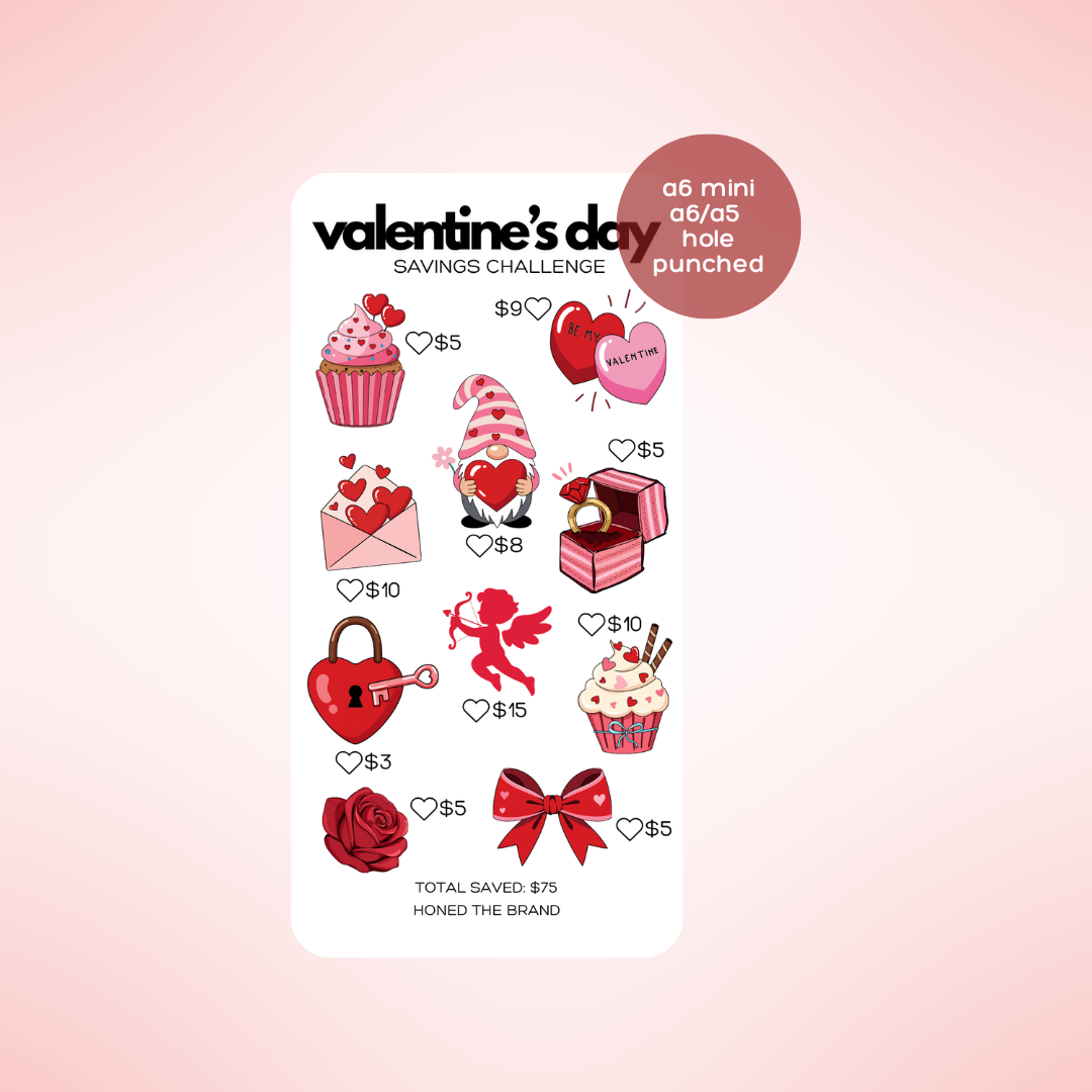 Valentine's Day Savings Challenge