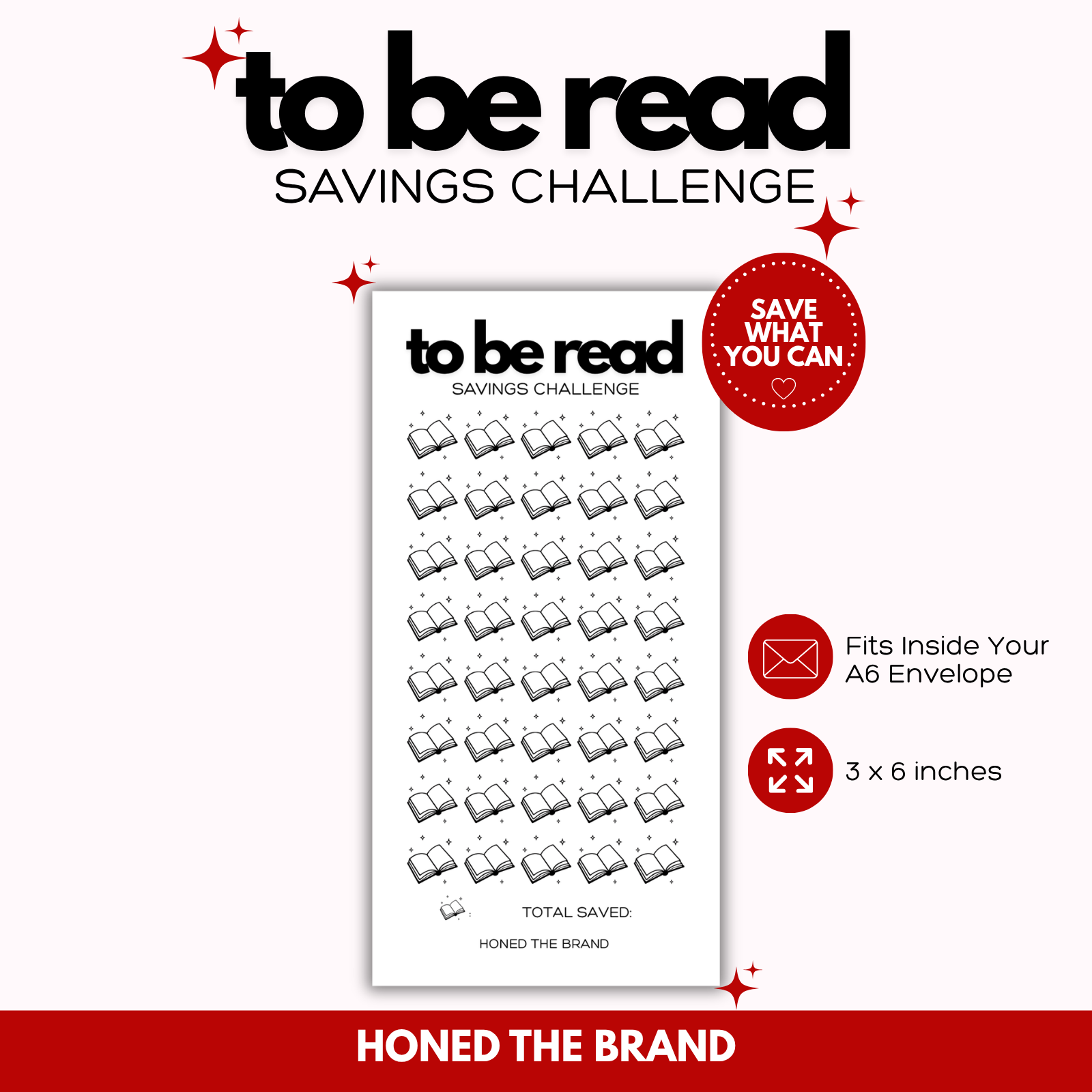 Minimal To Be Read Savings Challenge