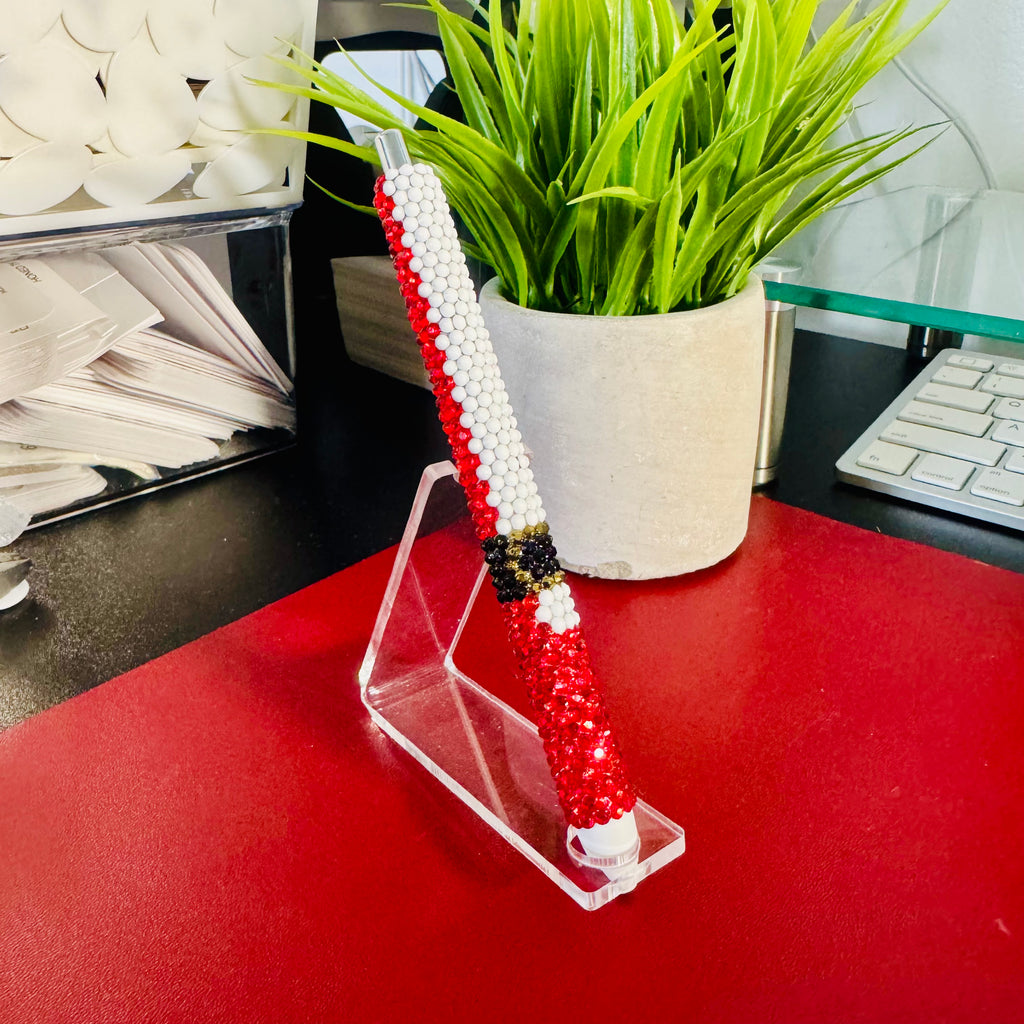 Santa Rhinestone Pen
