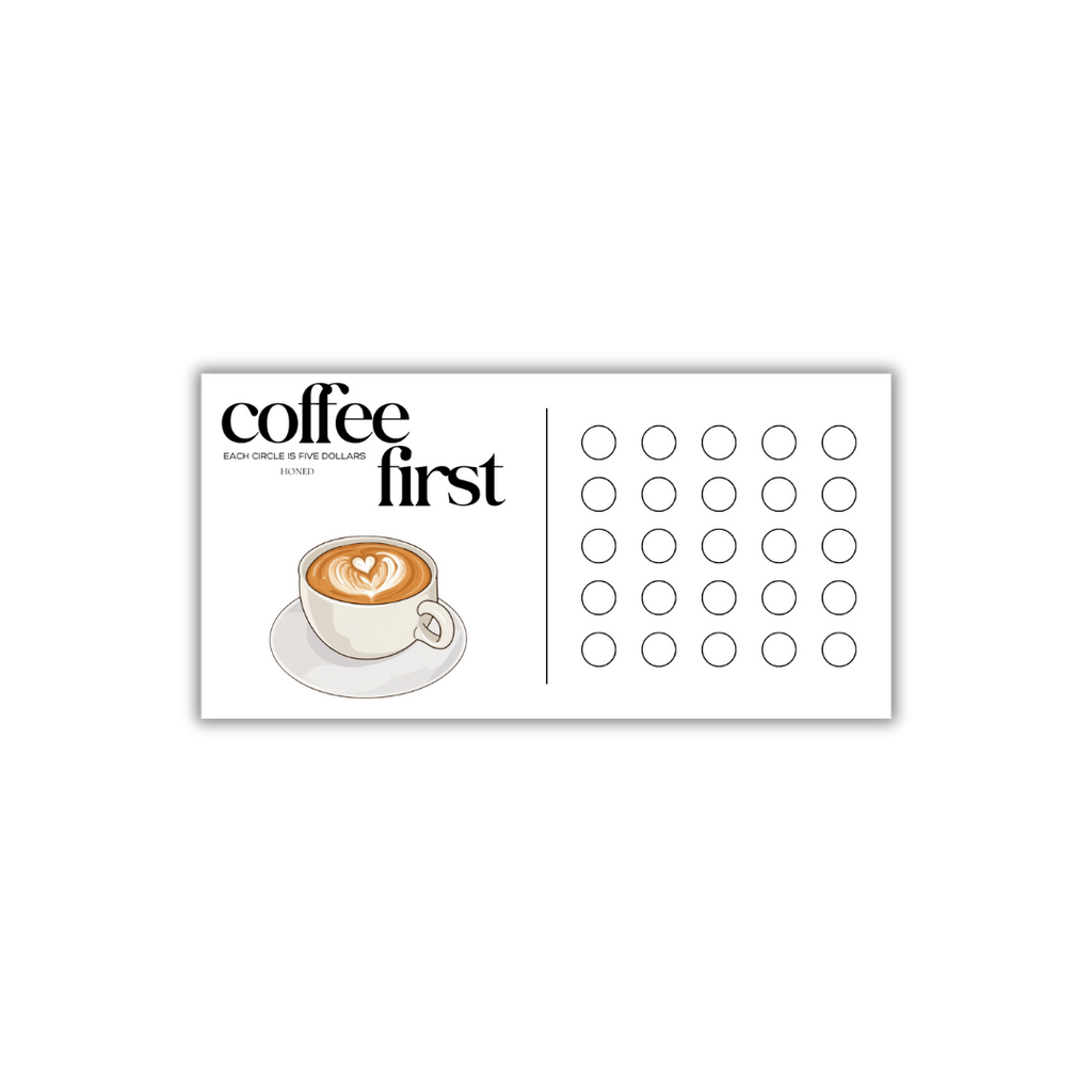 Coffee First Savings Challenge