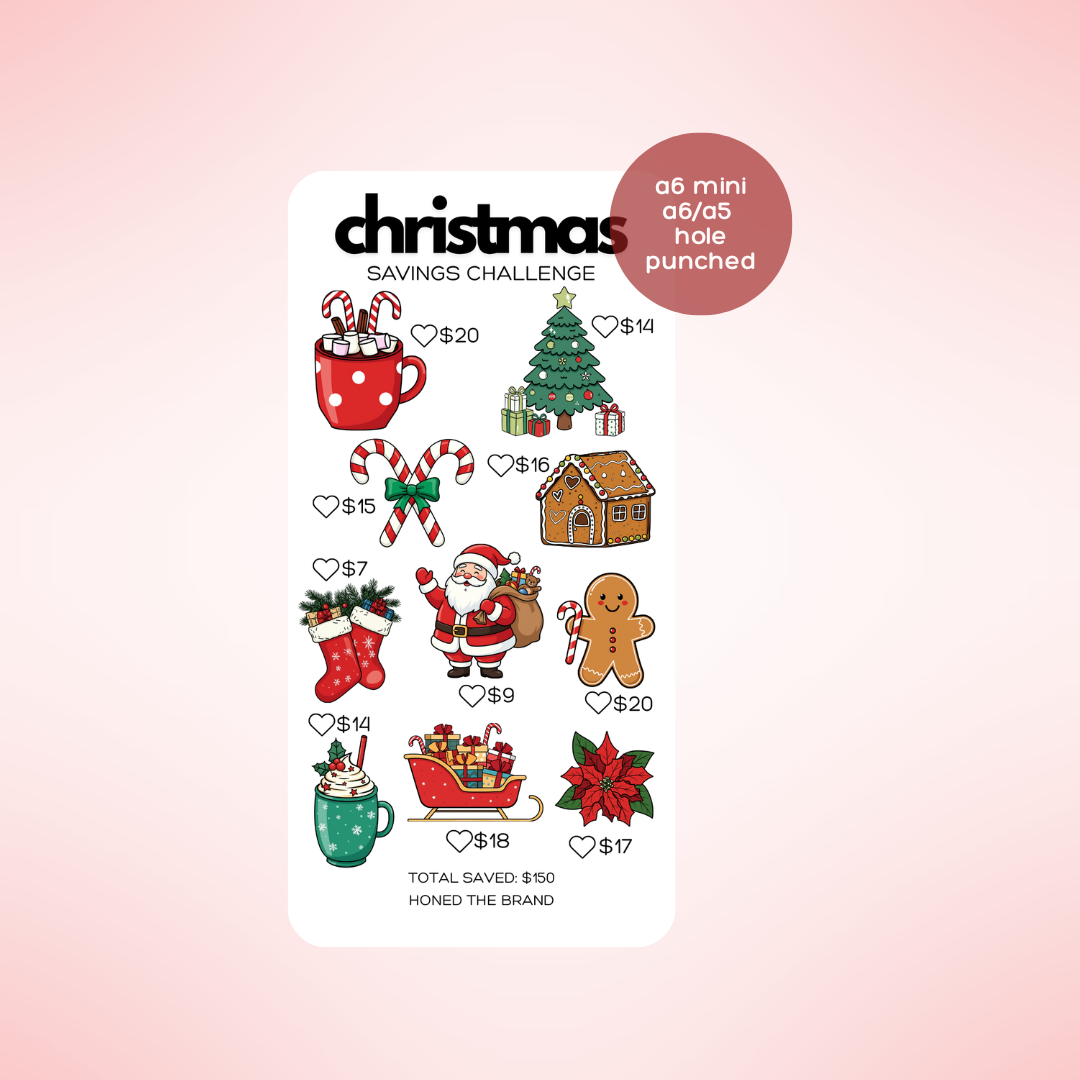 Christmas Savings Challenge