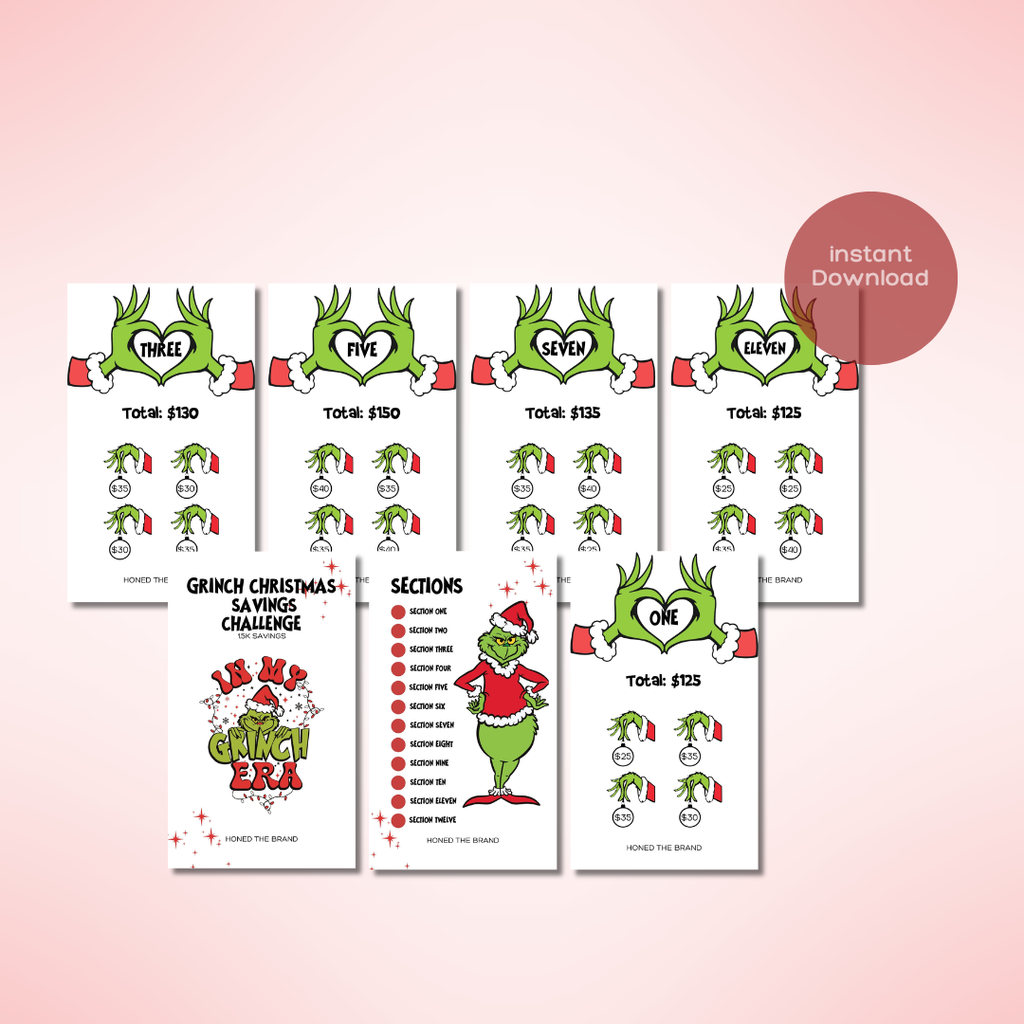 Digital 1.5 Grinch Christmas Savings Challenge