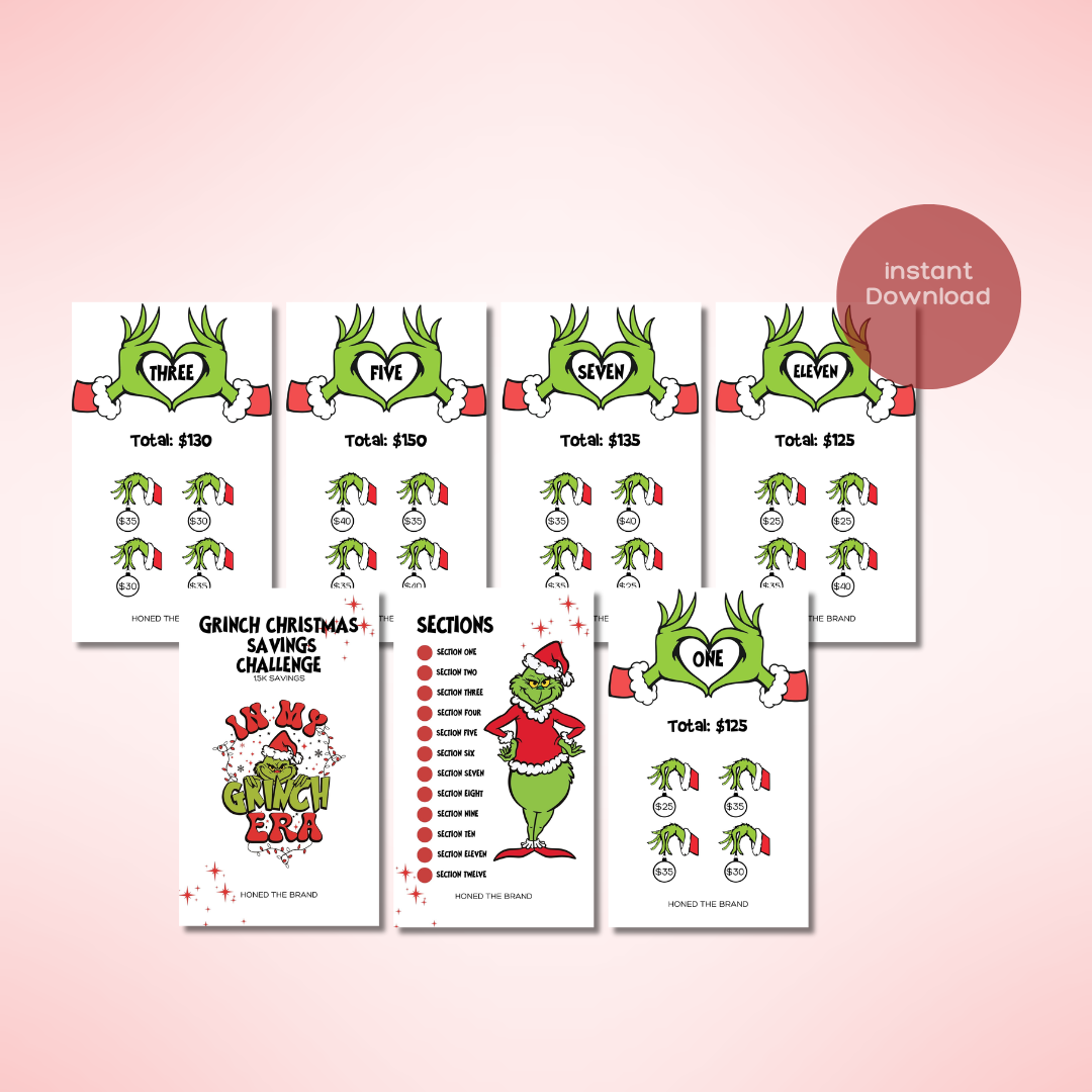 Digital 1.5 Grinch Christmas Savings Challenge