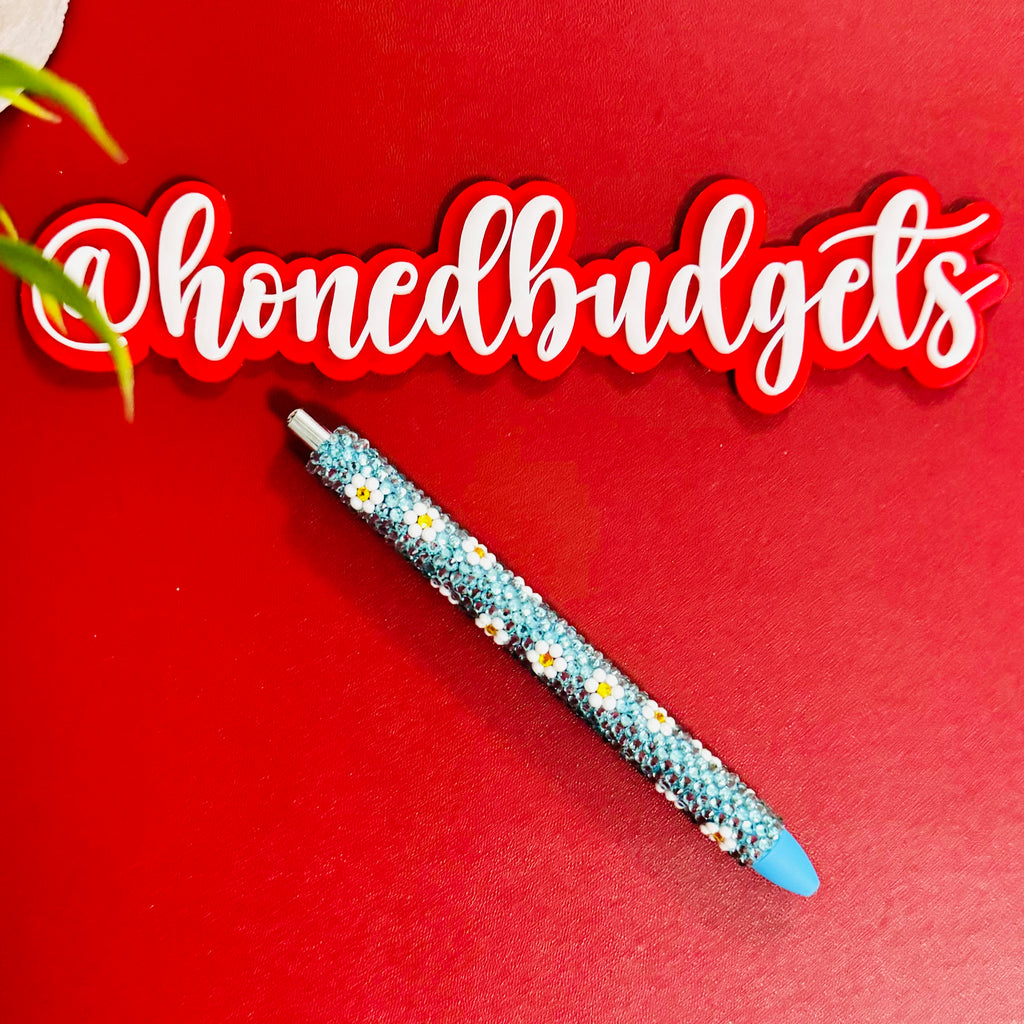 Daisy Rhinestone Pen
