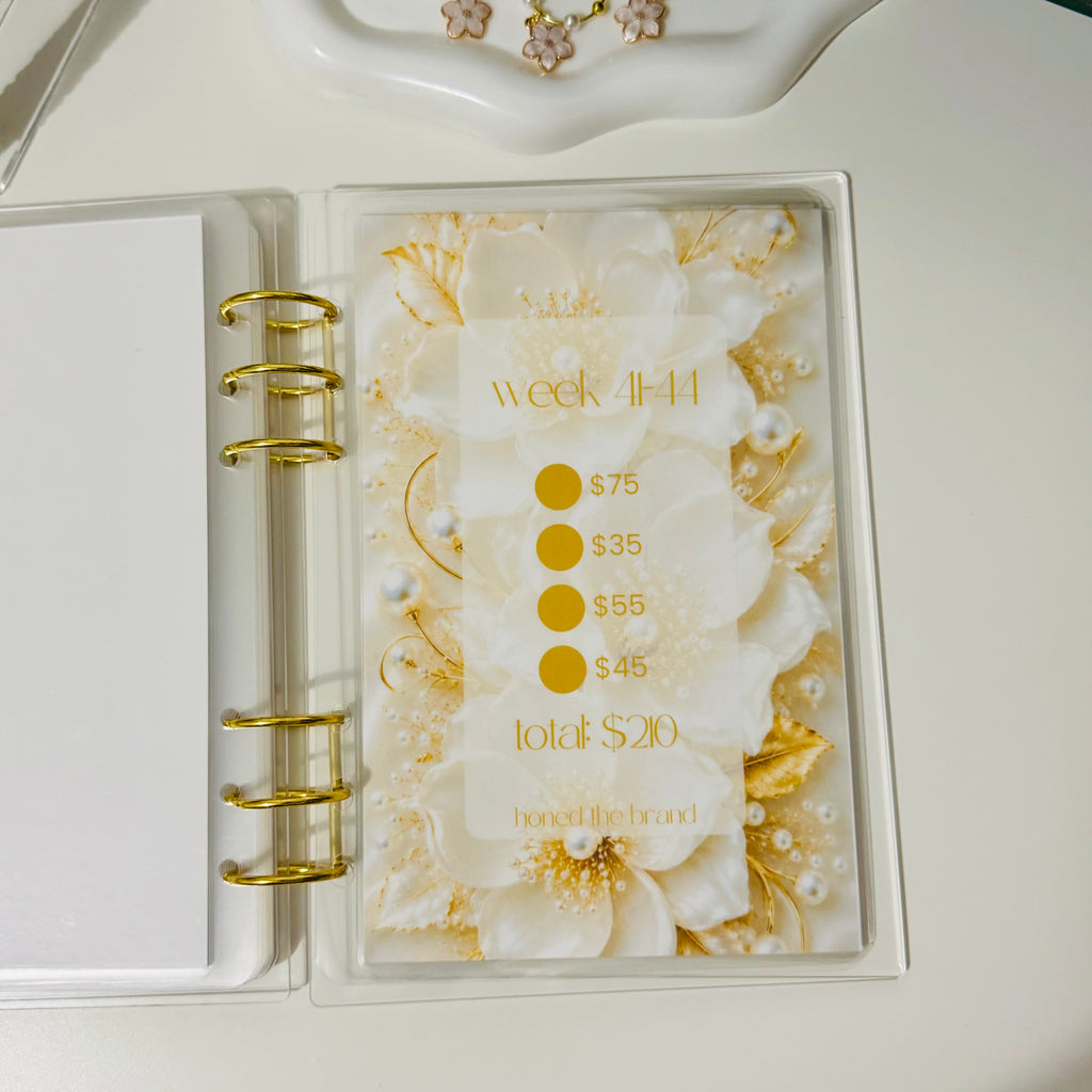 A5 52 Weeks Savings Challenge | Gold & Ivory Collective