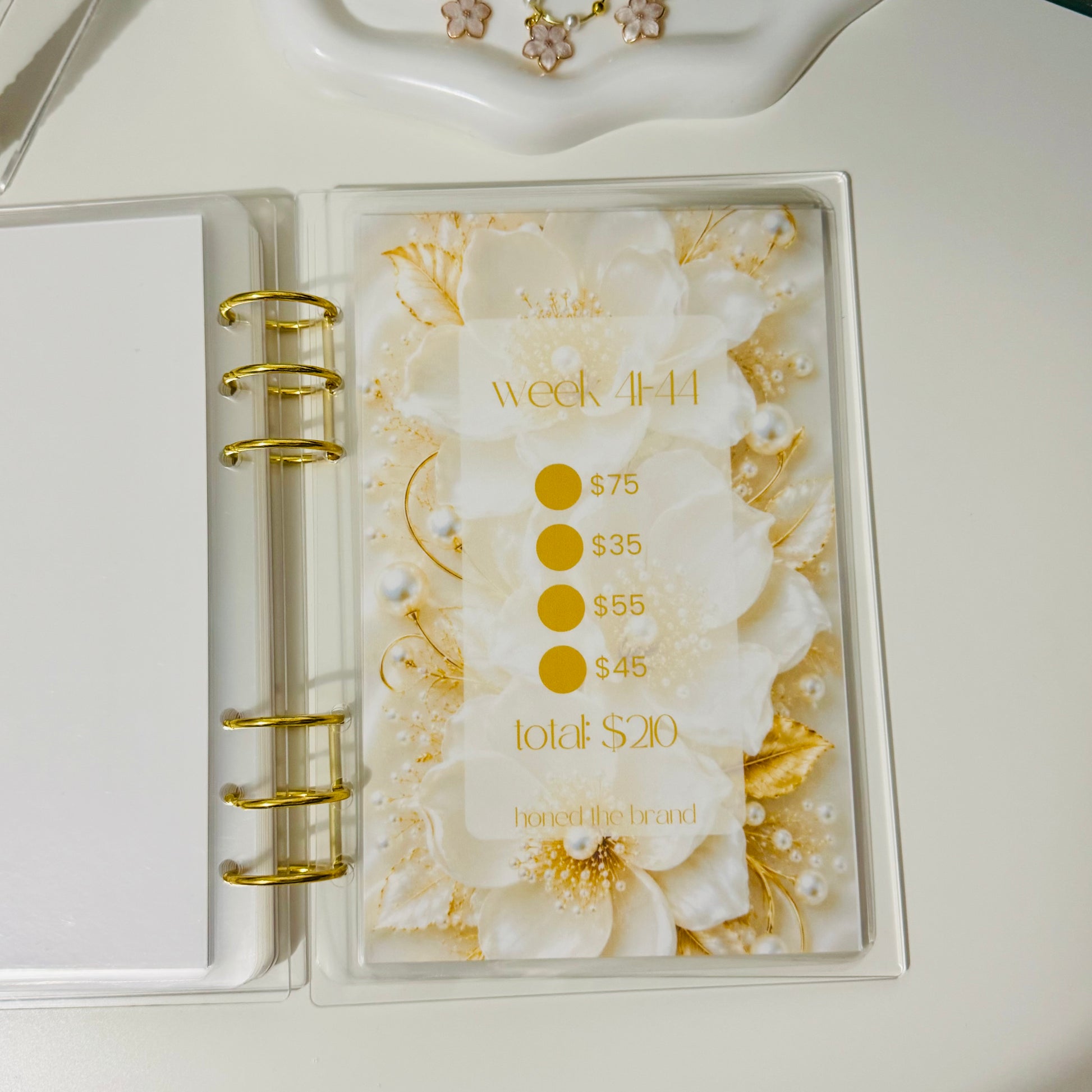 A5 52 Weeks Savings Challenge | Gold & Ivory Collective