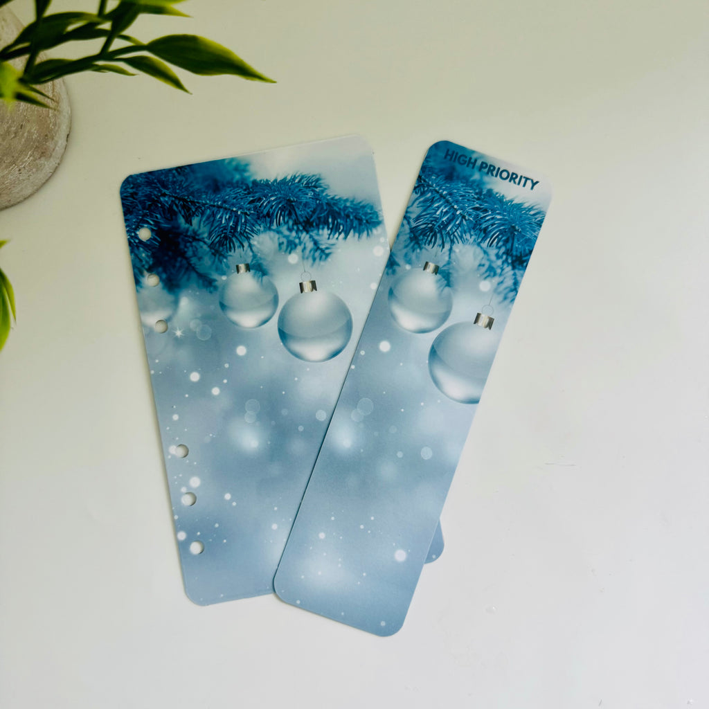 Double Sided Winter Binder Dashboard