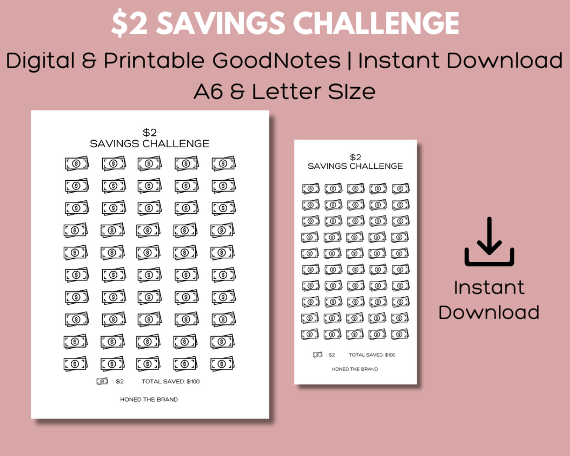 Digital $2 Savings Challenge