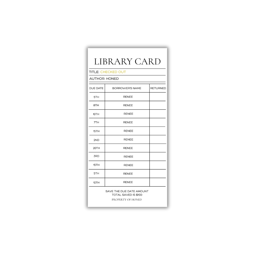 Checked Out Savings Challenge