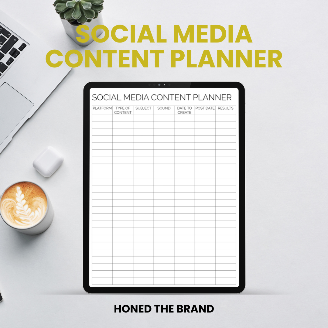 Social Media Content Planner