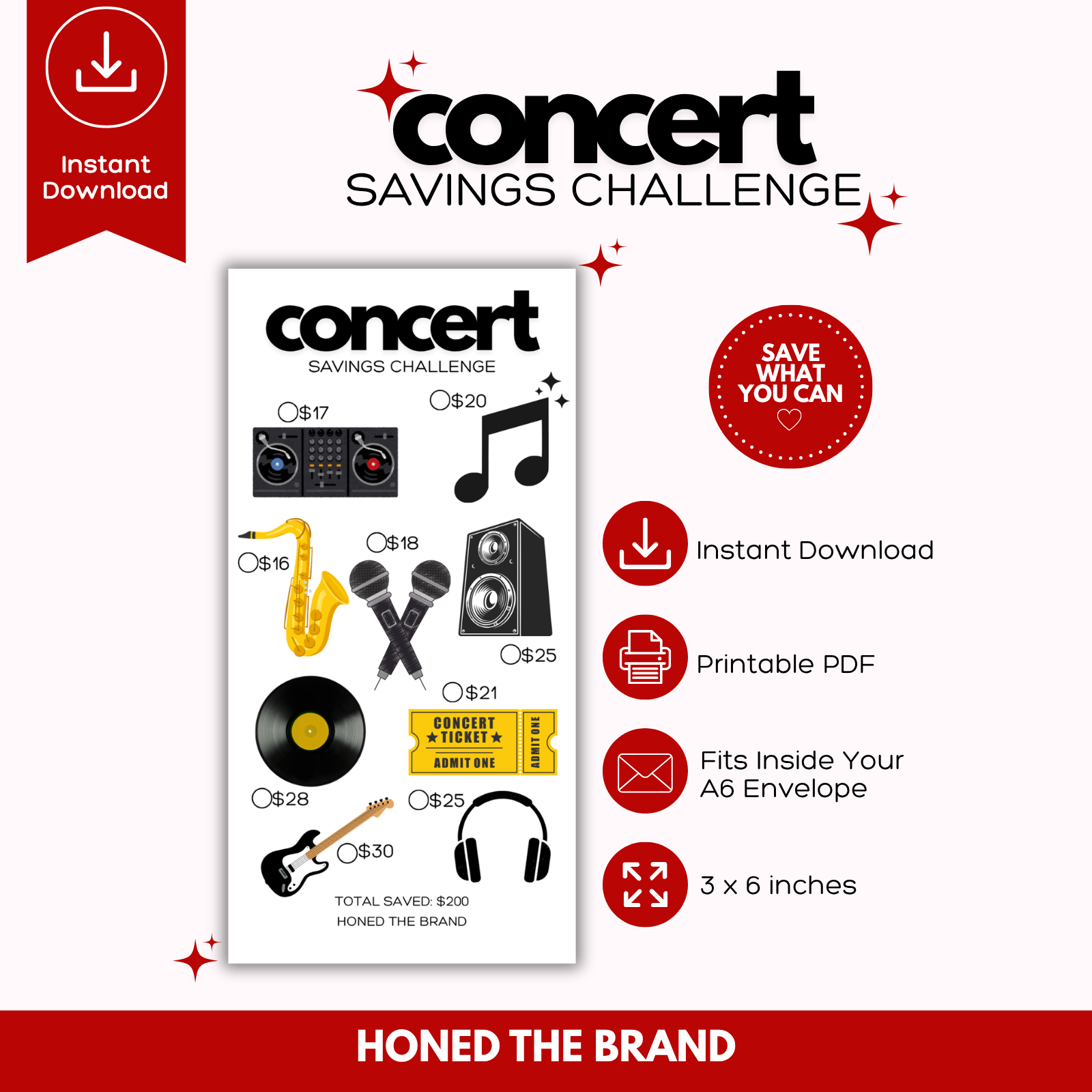 Digital A6 Concert Savings Challenge