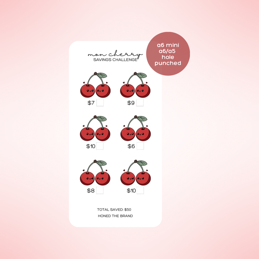 Mon Cherry Mini Savings Challenge