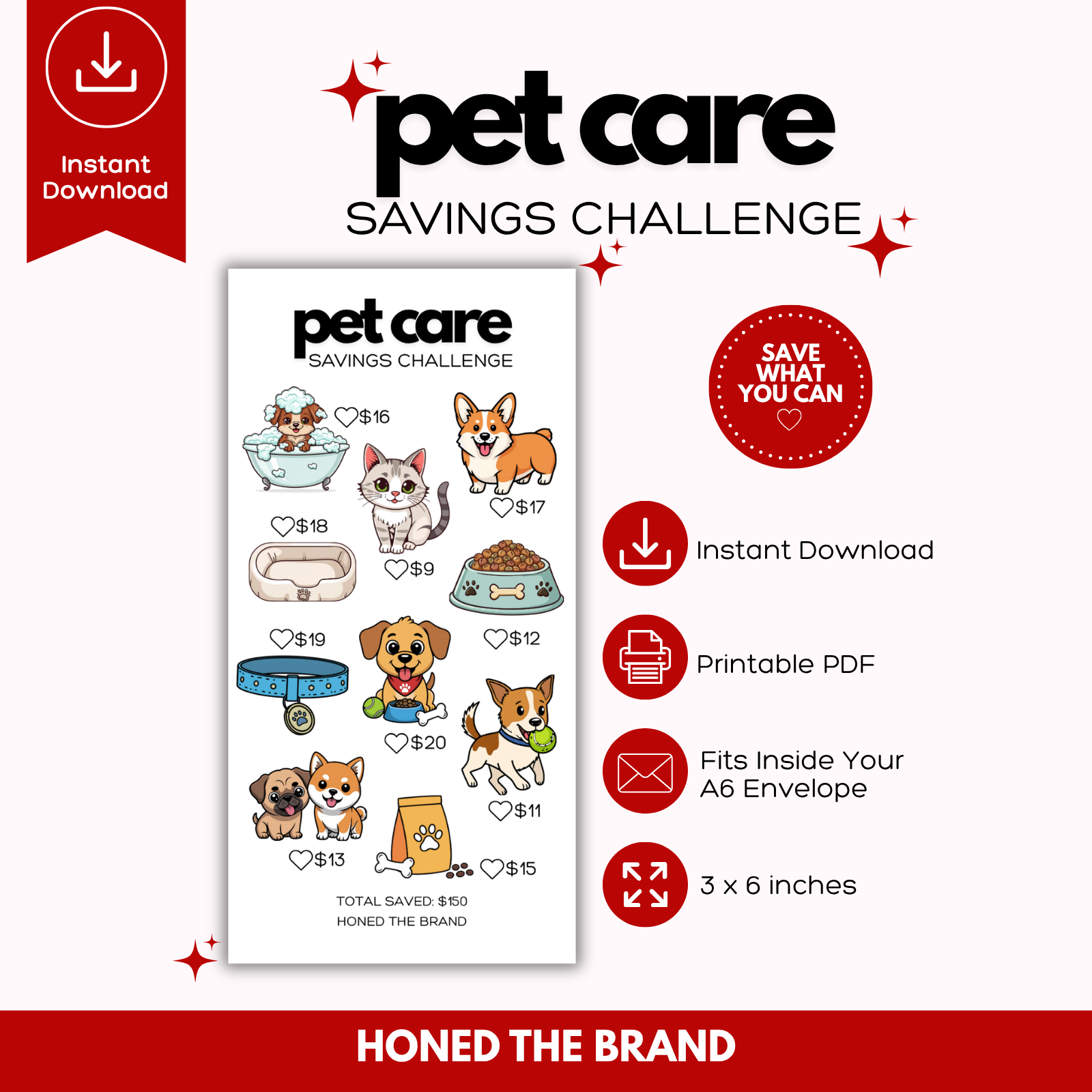 Digital A6 Pet Care Savings Challenge