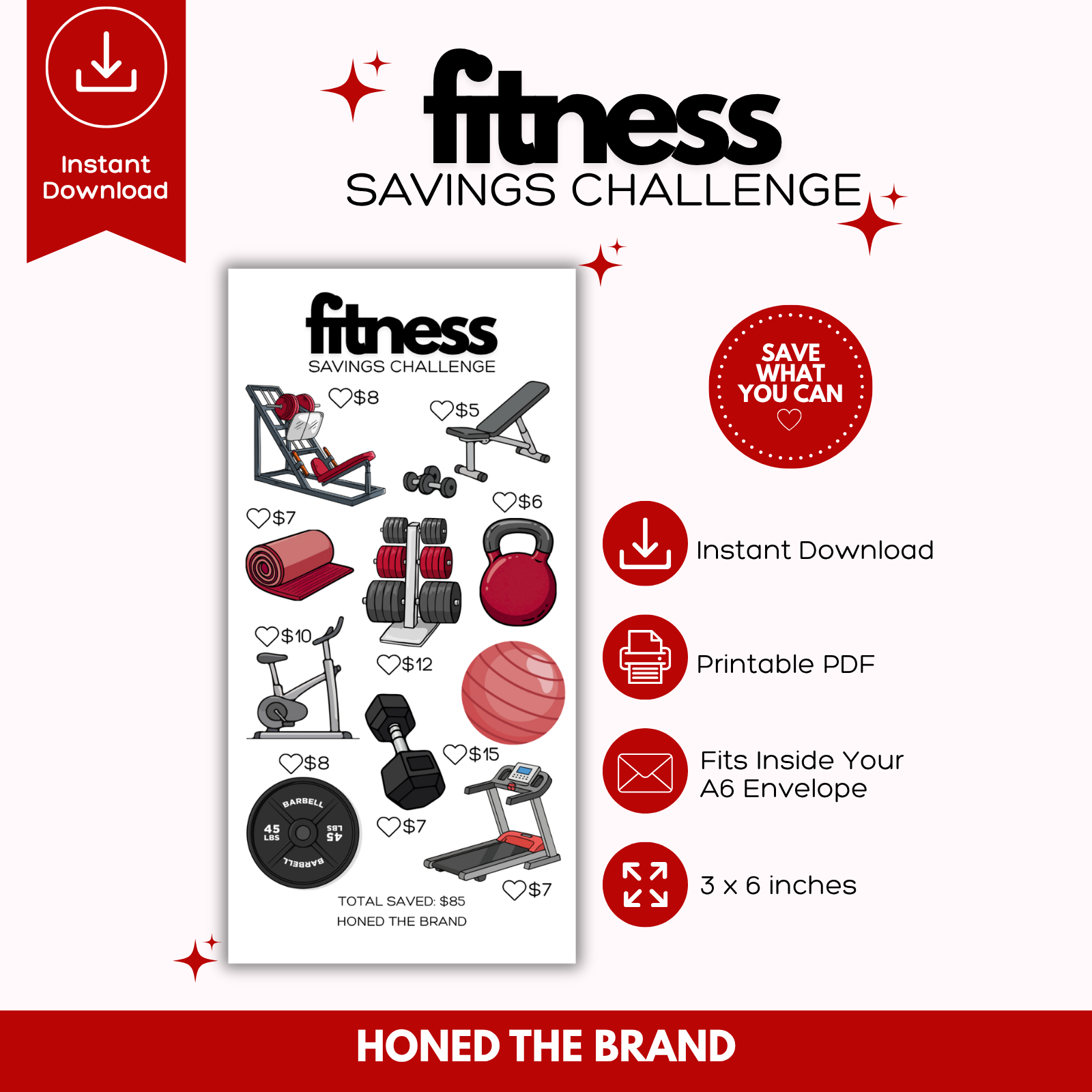 Digital A6 Fitness Savings Challenge