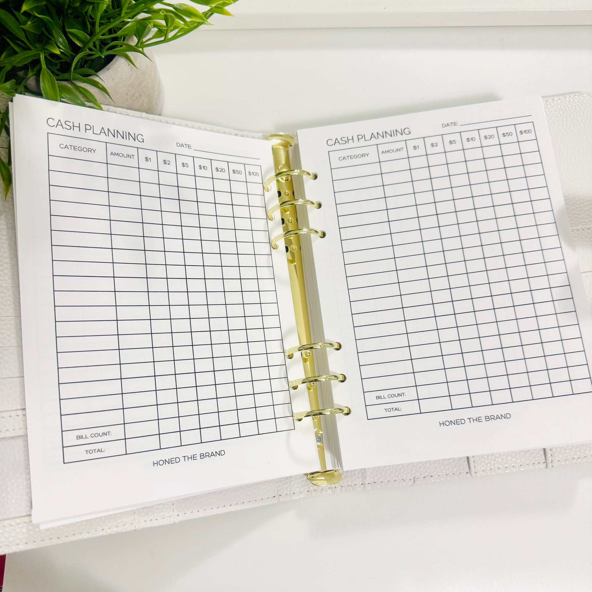 A5 Budget Planner Inserts