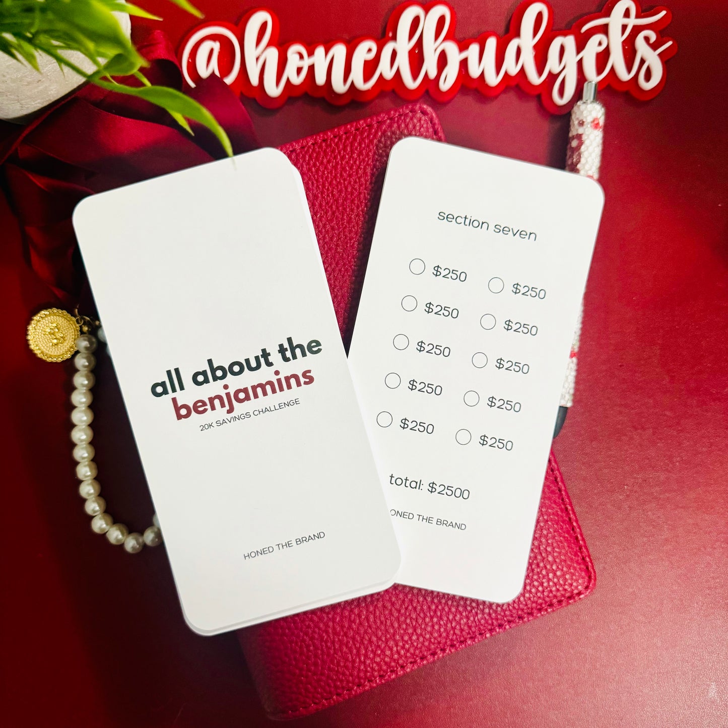 All About The Benjamins Savings Challenge