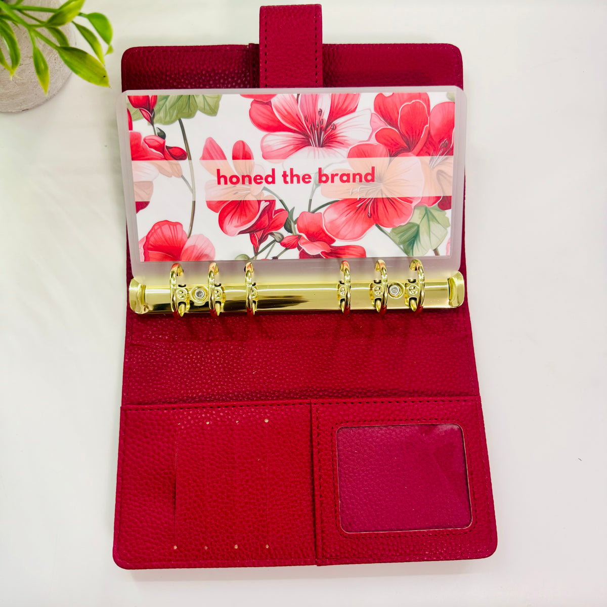 Red Hibiscus Cash Envelopes