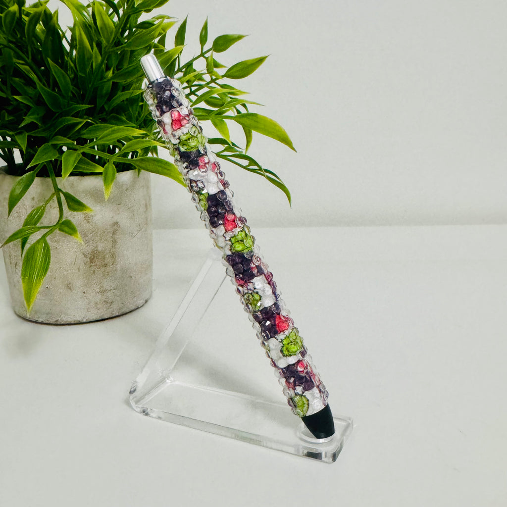 Checkered Grinch Pen