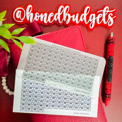 100 Envelopes Savings Challenge